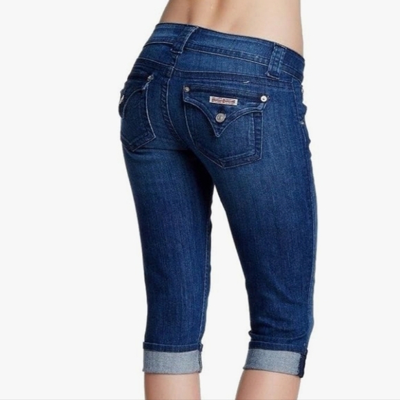 Hudson Malibu Cap Cuffed Capri Jeans - Picture 2 of 10